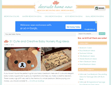 Tablet Screenshot of decoratehomenow.com